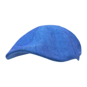 Stetson Flat Cap Texas | Linnen Blauw