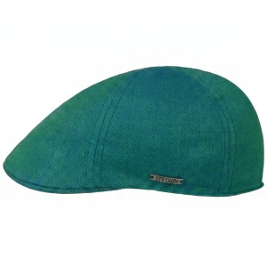 Stetson Flat Cap Texas | Linnen Groen
