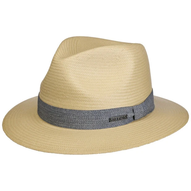 Stetson Panama Hoed | Jeansblauw | www.pietkoopmans.nl