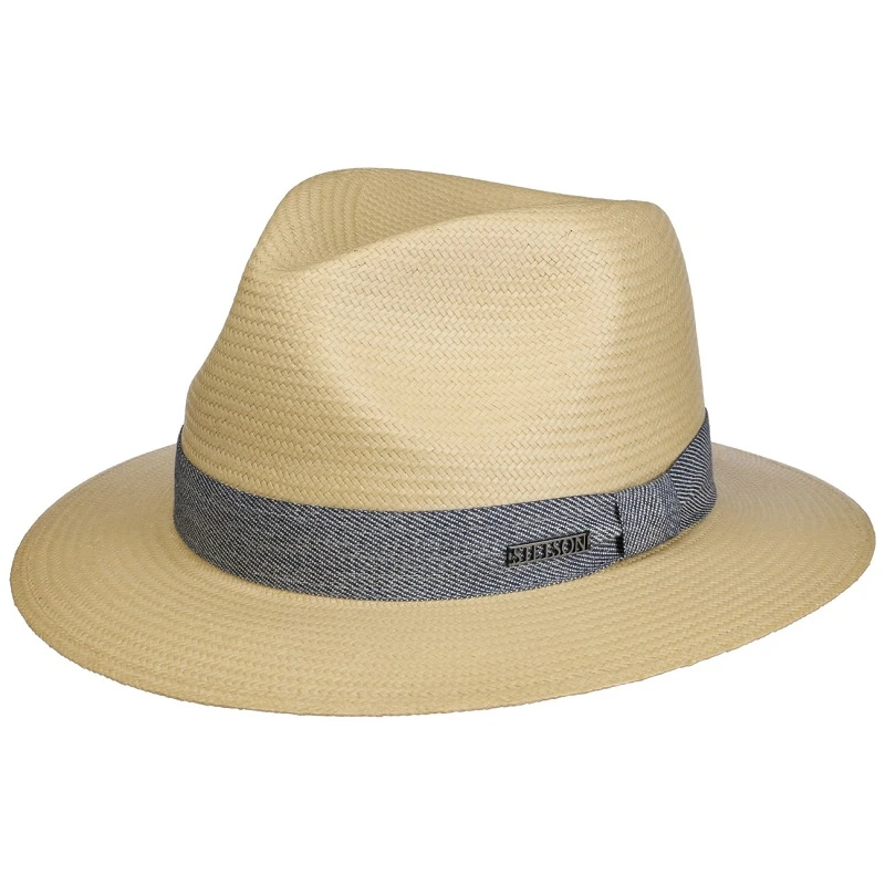 Stetson Panama Hoed | Jeansblauw | www.pietkoopmans.nl