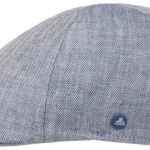 Hammaburg Flat Cap Texas Linnen | Lichtblauw Visgraat | www.pietkoopmans.nl