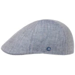 Hammaburg Flat Cap Texas Linnen | Lichtblauw Visgraat | www.pietkoopmans.nl