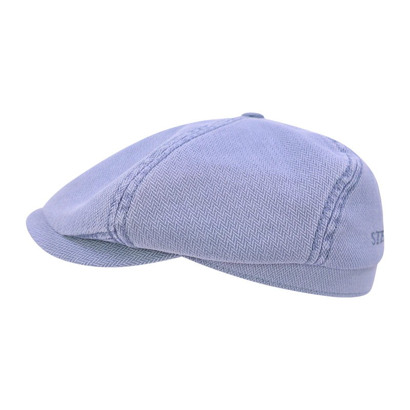 Stetson Brooklyn Pet | Lichtblauw Twill | www.pietkoopmans.nl