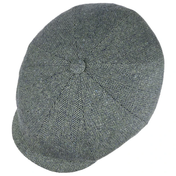Stetson Hatteras Zijde | Groen Blauw Visgraat | www.pietkoopmans.nl