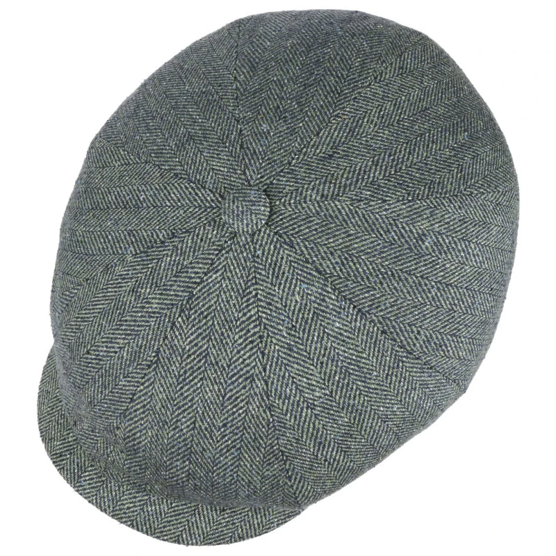 Stetson Hatteras Zijde | Groen Blauw Visgraat | www.pietkoopmans.nl