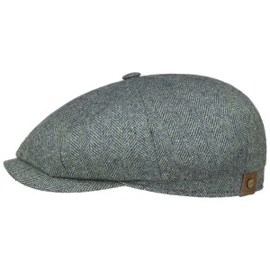 Stetson Hatteras Zijde | Groen Blauw Visgraat
