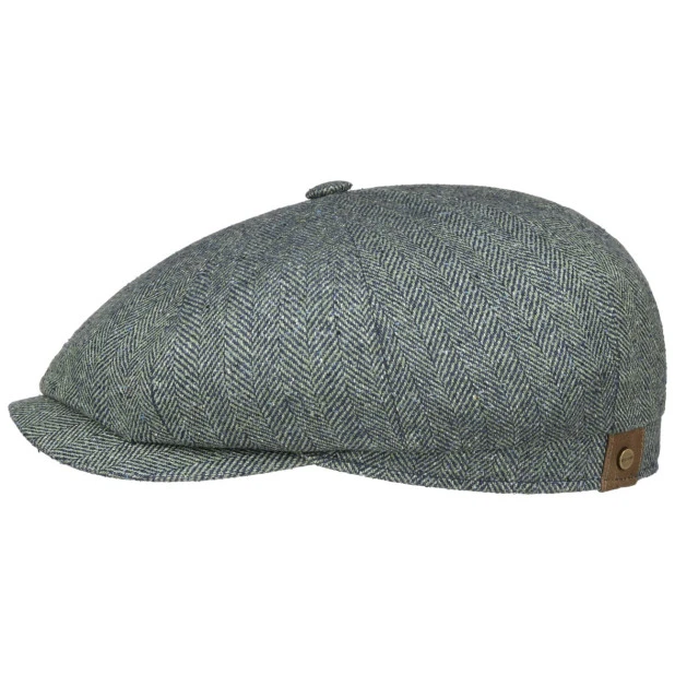 Stetson Hatteras Zijde | Groen Blauw Visgraat | www.pietkoopmans.nl