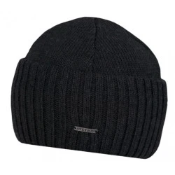 Stetson Beanie Merino Wol | Antraciet