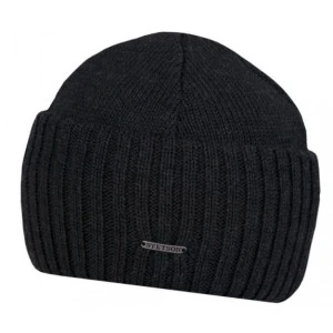Stetson Beanie Merino Wol | Antraciet