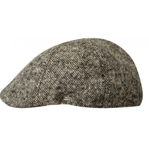 Stetson Flat Cap | Zwart Bruin Camel