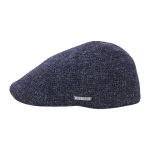 Stetson Texas Flatcap | Zwart Blauw | www.pietkoopmans.nl