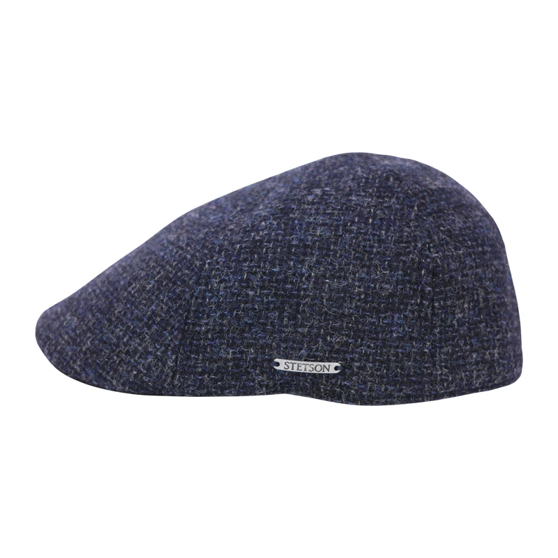 Stetson Texas Flatcap | Zwart Blauw | www.pietkoopmans.nl