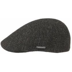 Stetson Texas Flatcap | Zwart Groen
