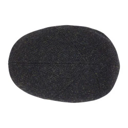 Stetson Texas Flatcap | Zwart Groen