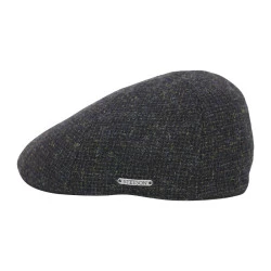 Stetson Texas Flatcap | Zwart Groen