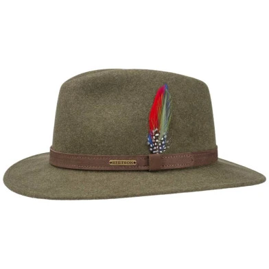 Stetson Hoed | Groen Gemeleerd