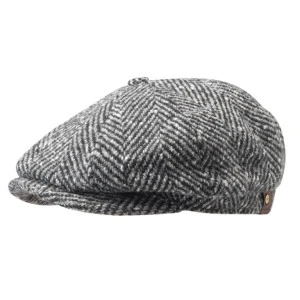 Stetson Hatteras Visgraat | Zwart Wit