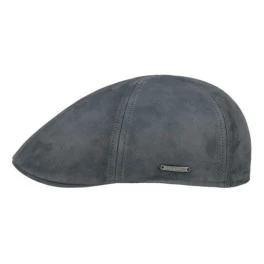 Stetson Flat Cap Texas Suede | Blauw