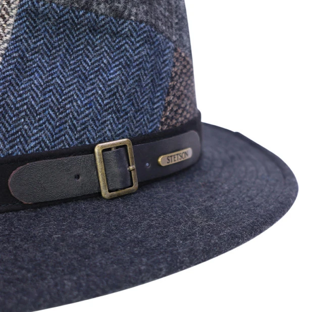 Stetson Winter Hoed Patchwork | Antraciet | www.pietkoopmans.nl