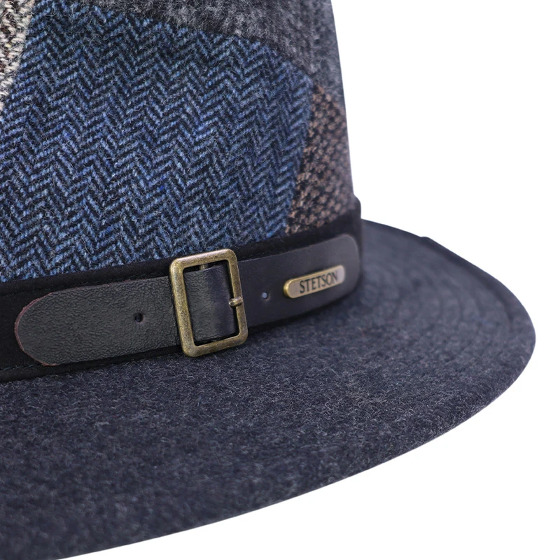 Stetson Winter Hoed Patchwork | Antraciet | www.pietkoopmans.nl