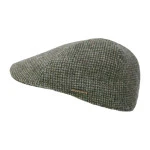 Stetson Winter Flatcap | Pied Du Poule Groen | www.pietkoopmans.nl 