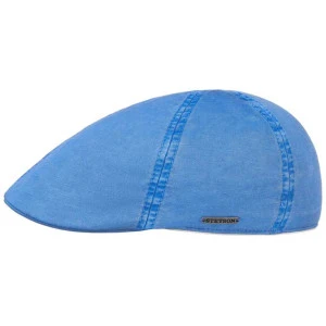 Stetson Flatcap | Aqua White