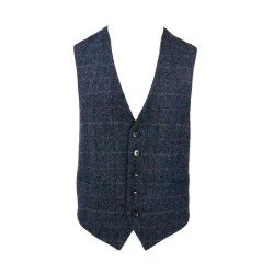 Gilette Harris Tweed Wellington | Blauw Geruit