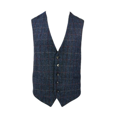 Gilette Harris Tweed Wellington | Blauw Geruit