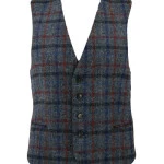Gilette Harris Tweed Wellington | Grijs Geruit