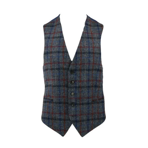 Gilette Harris Tweed Wellington | Grijs Geruit