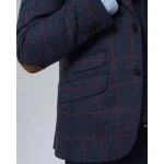 Colbert Harris Tweed | Rood Geblokt | www.pietkoopmans.nl