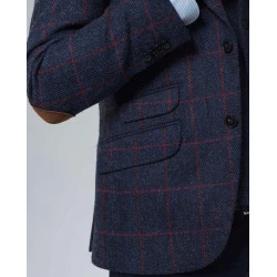 Colbert Harris Tweed | Rood Geblokt