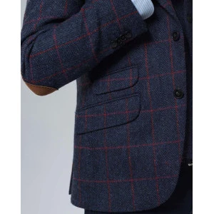 Colbert Harris Tweed | Rood Geblokt