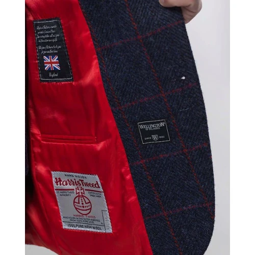 Colbert Harris Tweed | Rood Geblokt | www.pietkoopmans.nl