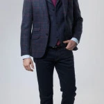 Colbert Harris Tweed | Rood Geblokt | www.pietkoopmans.nl