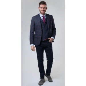 Colbert Harris Tweed | Rood Geblokt