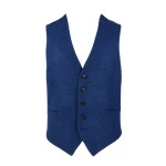 Gilette Harris Tweed Wellington | Kobalt | www.pietkoopmans.nl