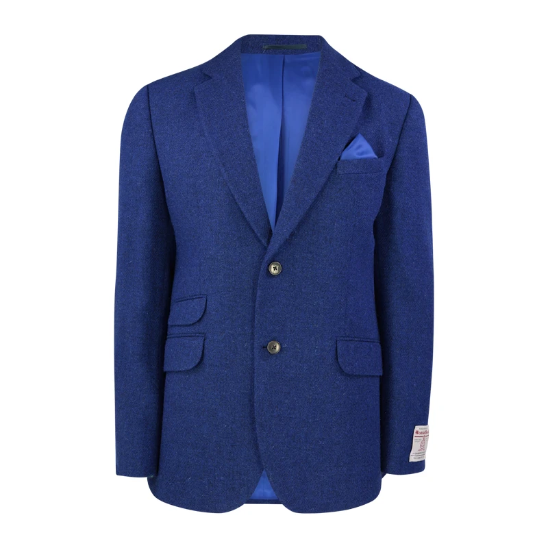 Colbert Harris Tweed Wellington | Kobalt | www.pietkoopmans.nl