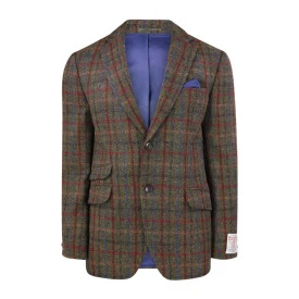 Colbert Harris Tweed Wellington | Groen Geblokt