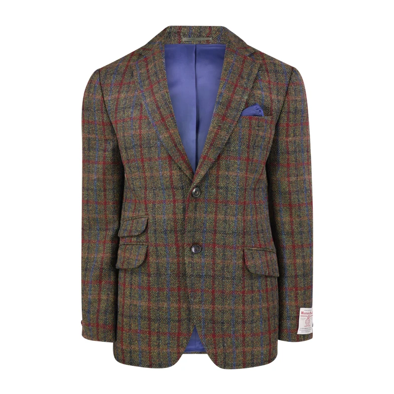 Colbert Harris Tweed Wellington | Groen Geblokt | www.pietkoopmans.nl