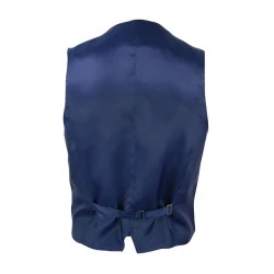 Gilet Harris Tweed Wellington | Kobalt