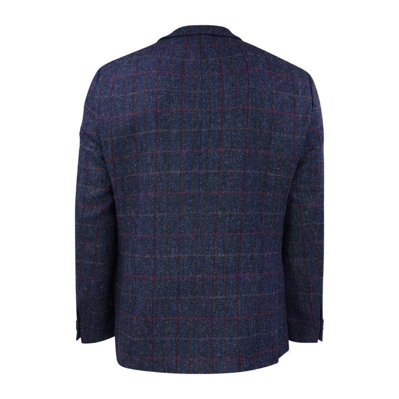 Colbert Harris Tweed | Blauw Geblokt | www.pietkoopmans.nl