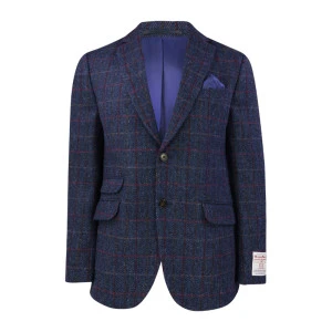 Colbert Harris Tweed | Blauw Geblokt