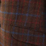 Colbert Harris Tweed Wellington | Bruin Blauw Ruit | www.pietkoopmans.nl