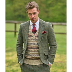 Colbert Harris Tweed Wellington | Groen Brique Geruit
