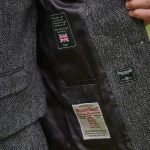Colbert Harris Tweed Wellington | Antraciet Visgraat