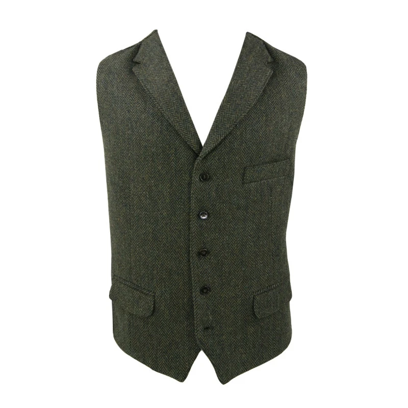 Gilette Harris Tweed Wellington | Groene Visgraat | www.pietkoopmans.nl