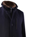 Wellington of Bilmore Mantel Lucas | Navy | www.pietkoopmans.nl