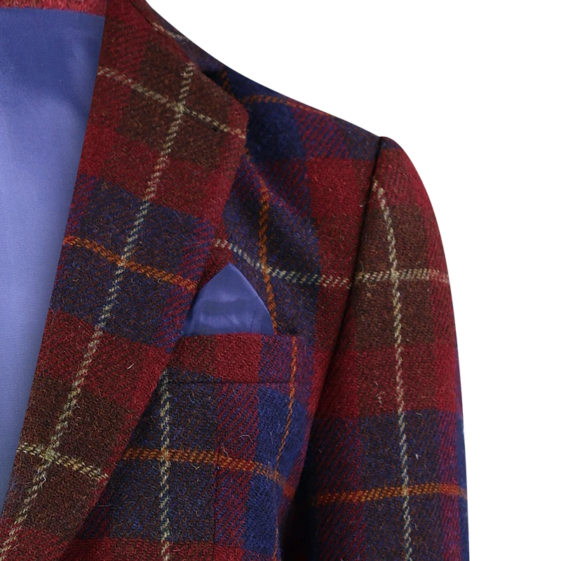 Colbert Harris Tweed Wellington | Berry Check