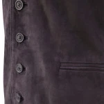 Wellington Of Bilmore Suede Gilet | Mat Marine | www.pietkoopmans.nl